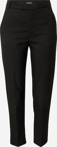 Lindex Regular Chino Pants 'Polly' in Black: front
