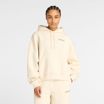 new balance Sweatshirt in Beige: voorkant