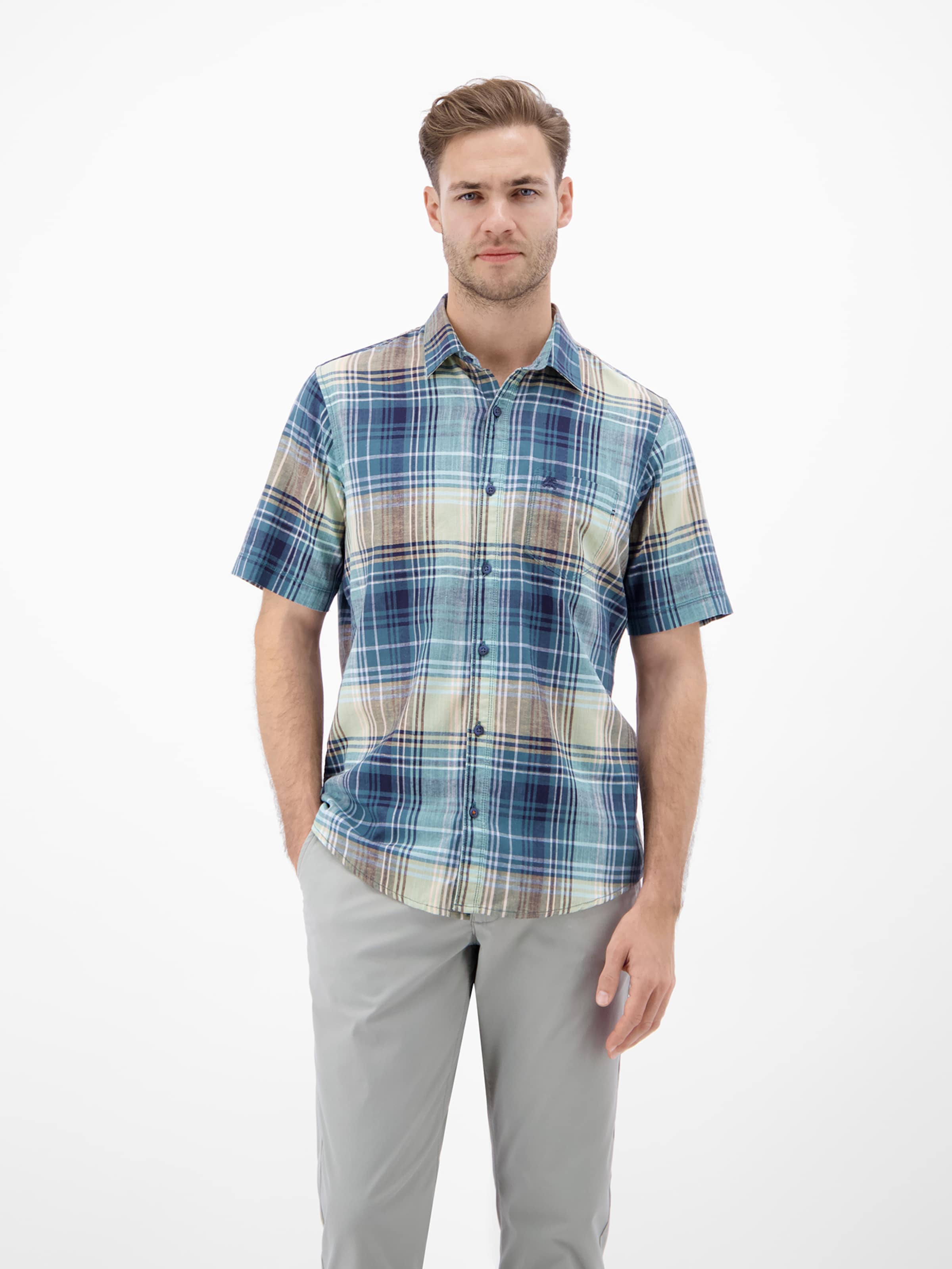 LERROS Regular fit Overhemd in Groen