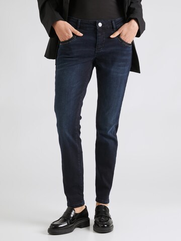 MOS MOSH Slim fit Jeans in Blue: front