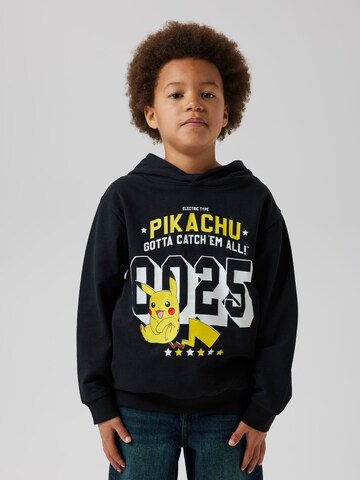 NAME IT - Sudadera 'Pokemon' en negro: frente