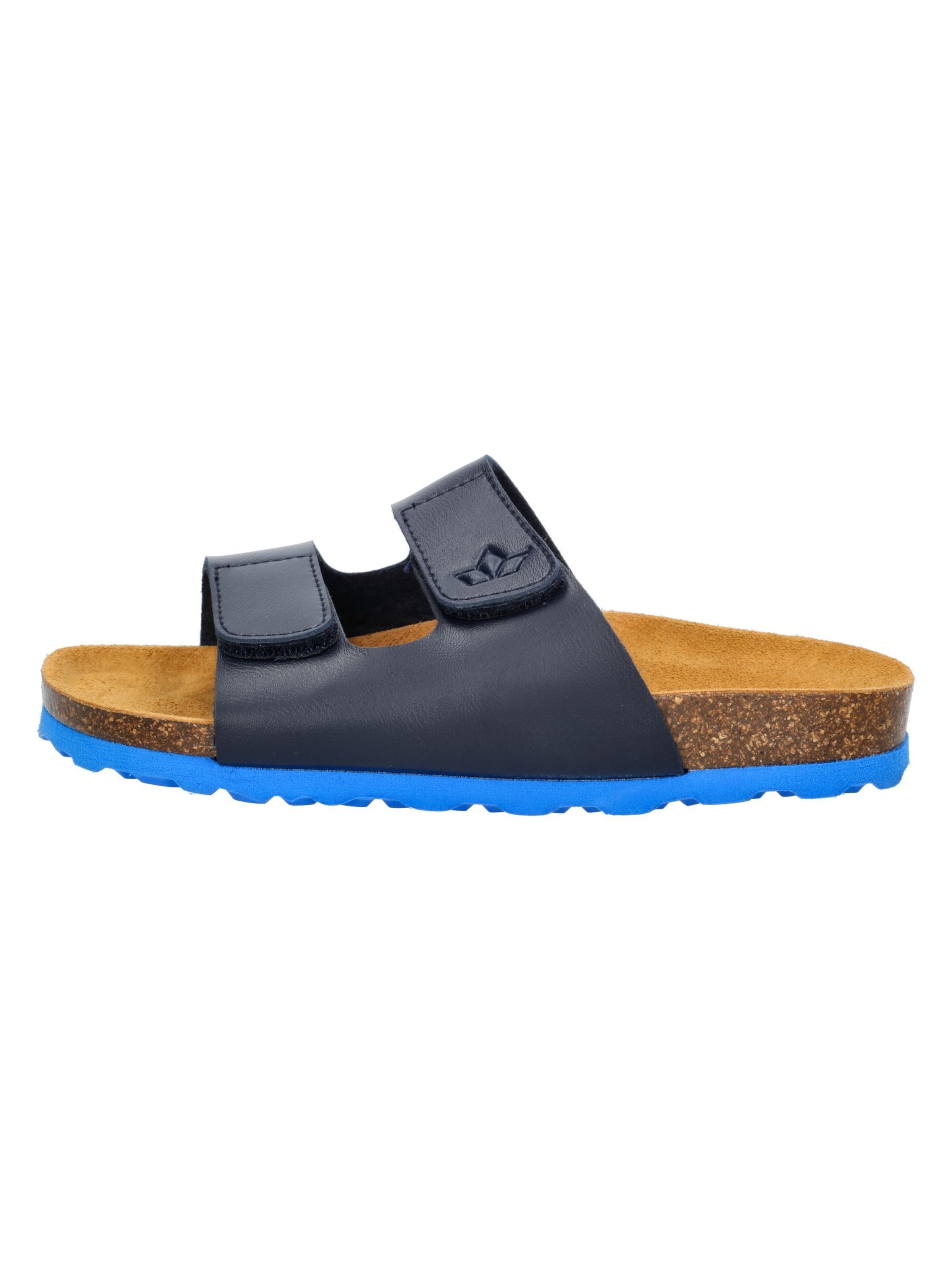 LICO Pantolette 'Bioline Velcro' in Blau