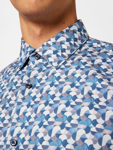 Slim fit Cămașă 'Pit' de la JOOP! pe albastru