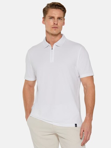 Boggi Milano Poloshirt in Weiß: predná strana