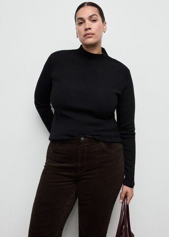 MANGO Flared Jeans 'Violetav' in Brown