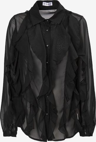 Influencer Blus i svart: framsida