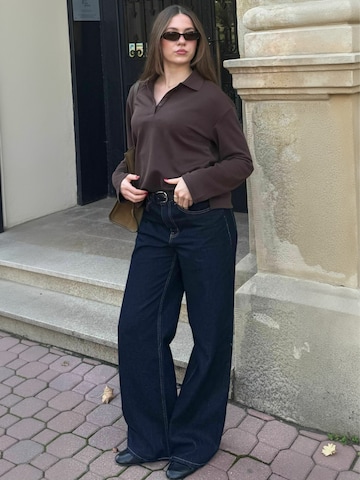 TEESHOPPEN - regular Vaquero ' Wide ' en azul