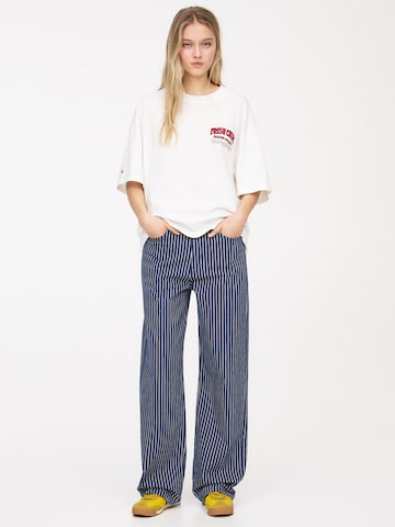 Pull&Bear T-Shirt in Weiß