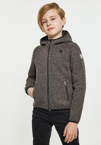 Schmuddelwedda Fleece Jacket in Grey: front