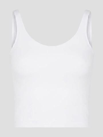 YO-GAYA Sporttop 'Sculpting Top' in Wit: voorkant