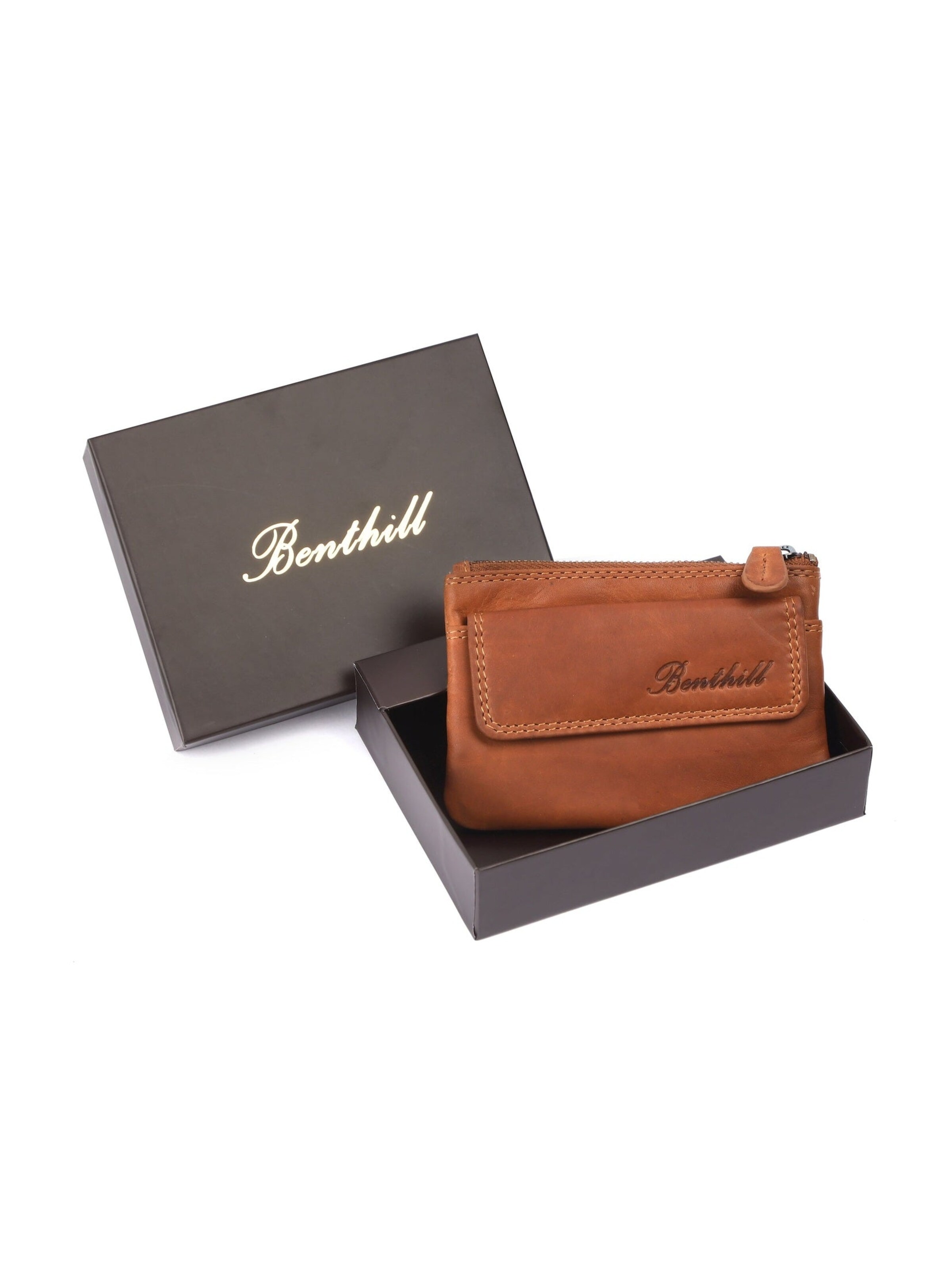 Benthill Key Ring in Brown