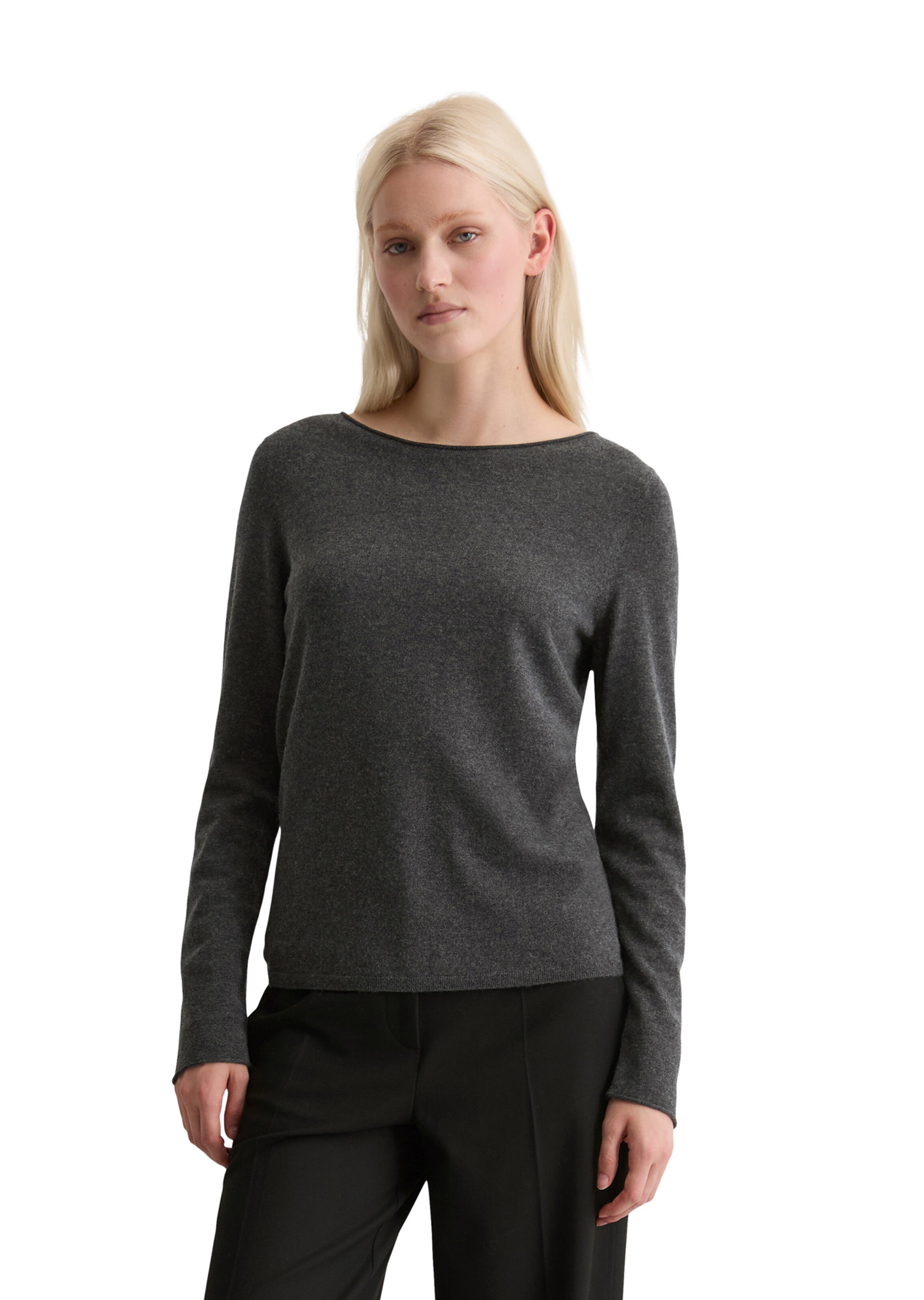 Marc O'Polo Свитер в Серый: спереди