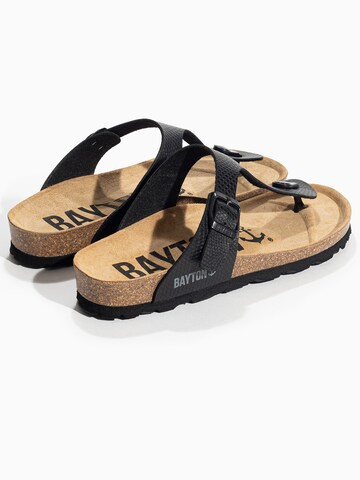 Bayton Teenslipper 'Mercure' in Zwart