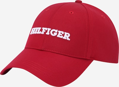 TOMMY HILFIGER Casquette en rouge / blanc, Vue avec produit