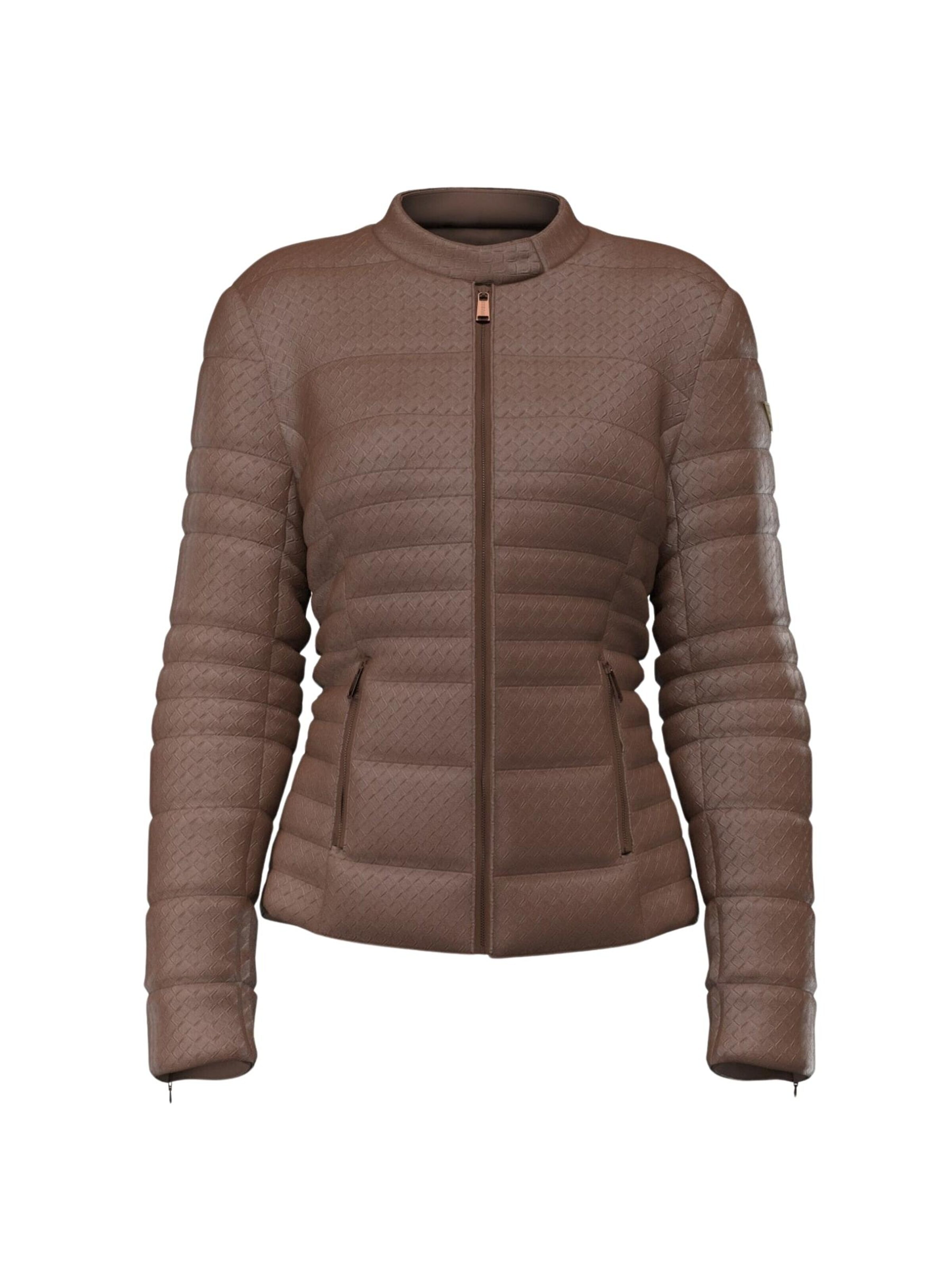 GUESS Winterjacke 'Giubbotto W6YL16W2891'‌‌‌‌ in Braun: Vorderseite