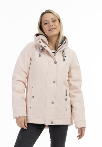 Schmuddelwedda Weatherproof jacket 'Rabine' in Pink: front