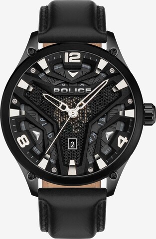 POLICE Analog Watch 'WAIMEA' in Black: front