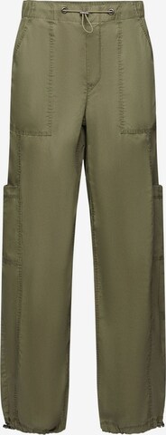 ESPRIT Loose fit Cargo Pants in Green: front