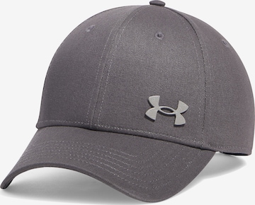 UNDER ARMOUR Athletic Cap in Grey: front