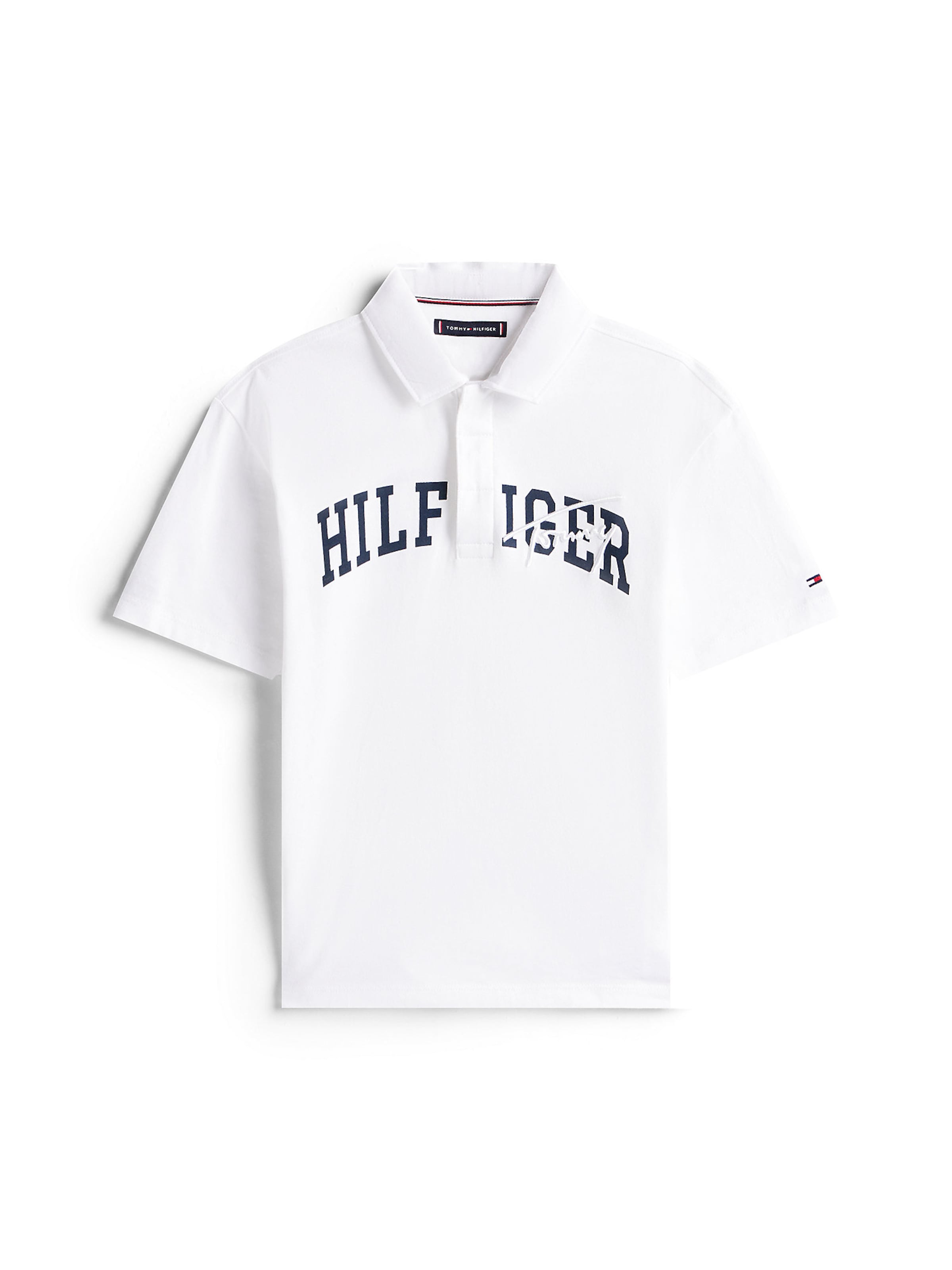 T-Shirt TOMMY HILFIGER en blanc : devant