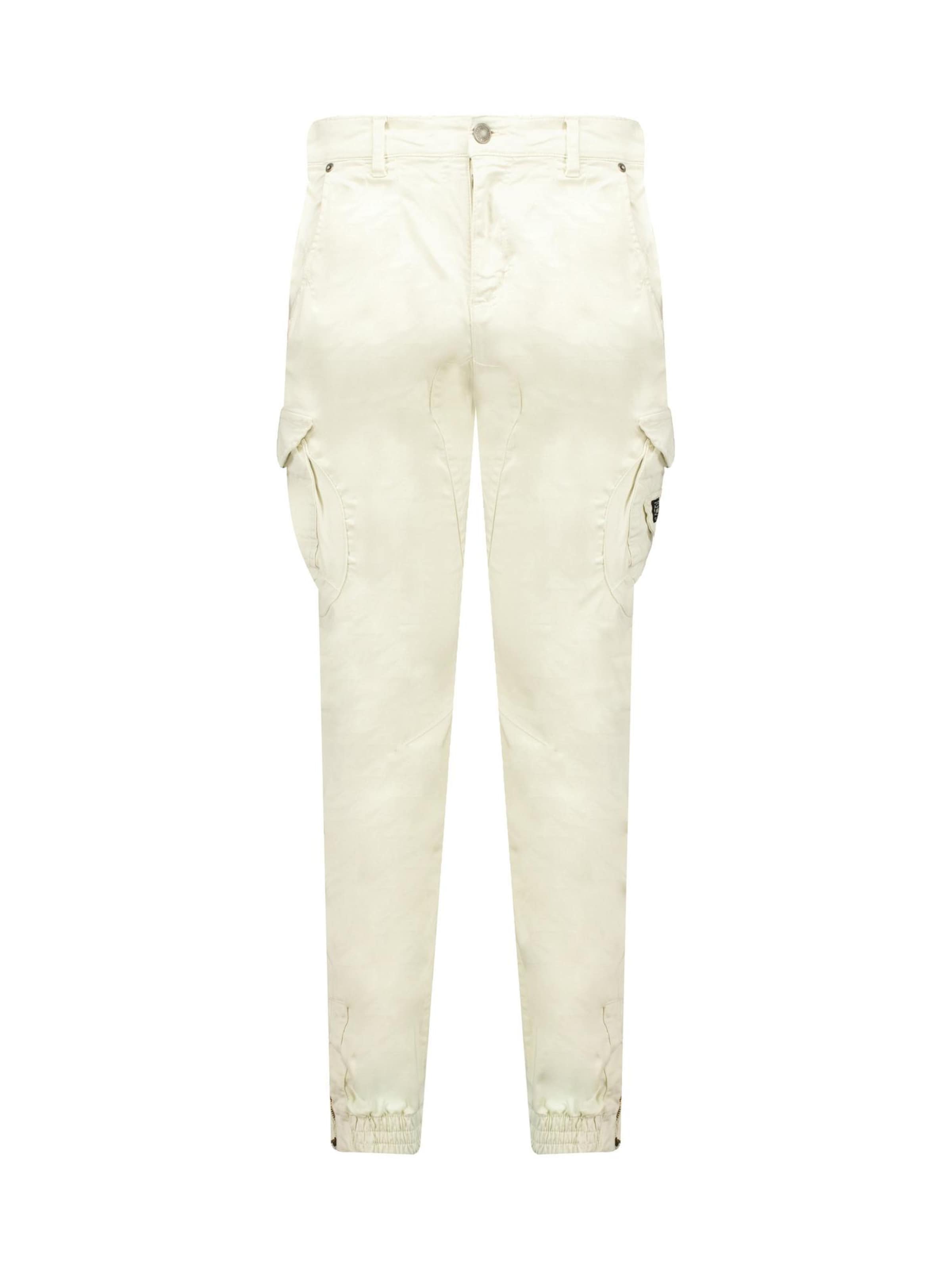 Pantalon 'Garden' Deeluxe en blanc : devant