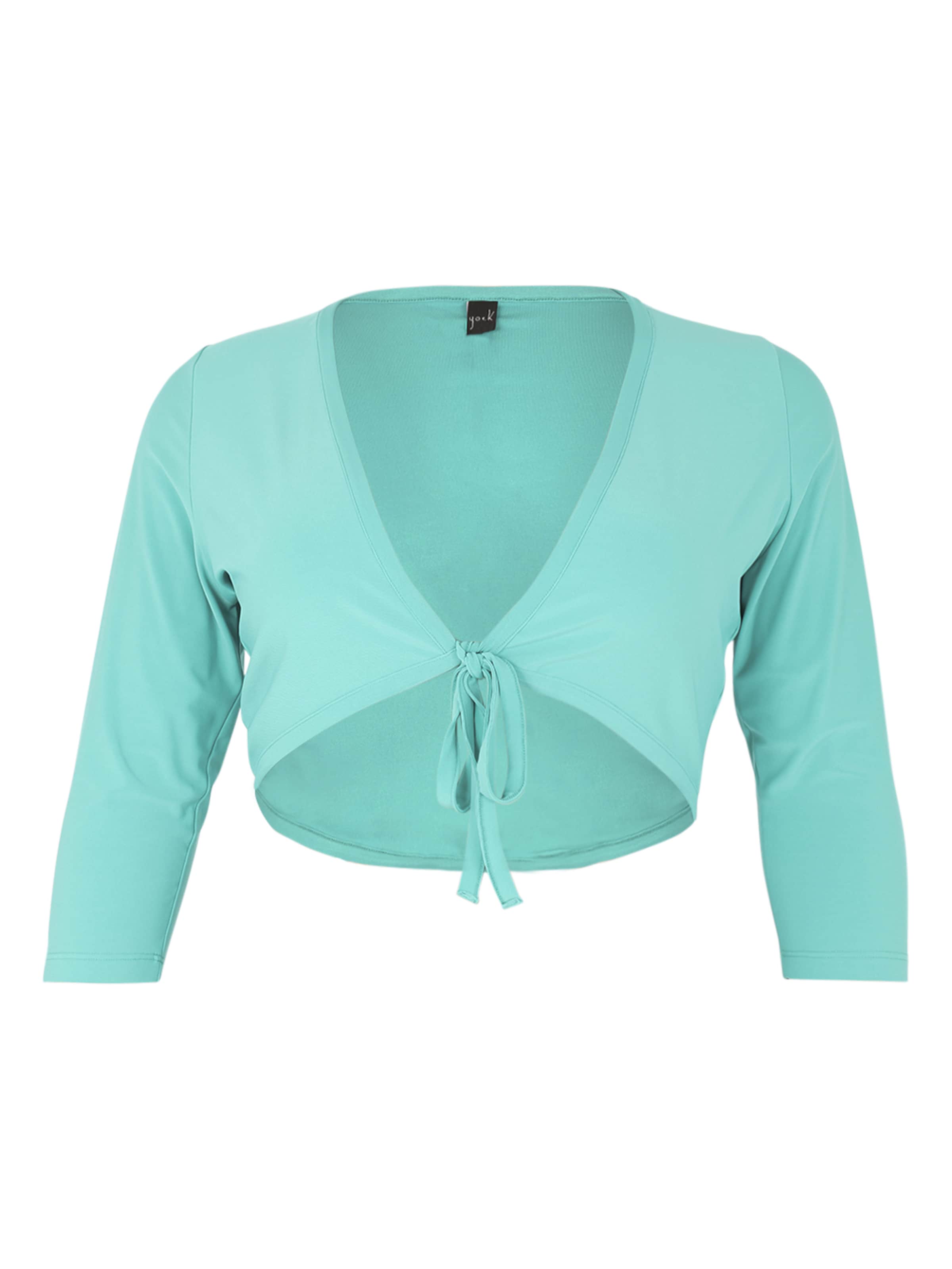 YOEK Bolero in Blauw: voorkant