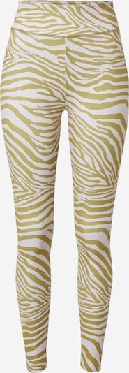 ABOUT YOU x Sofia Tsakiridou Leggings 'Bella' in de kleur Beige / Groen, Productweergave