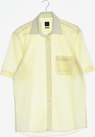 KAUF Button Up Shirt in M-L in White: front
