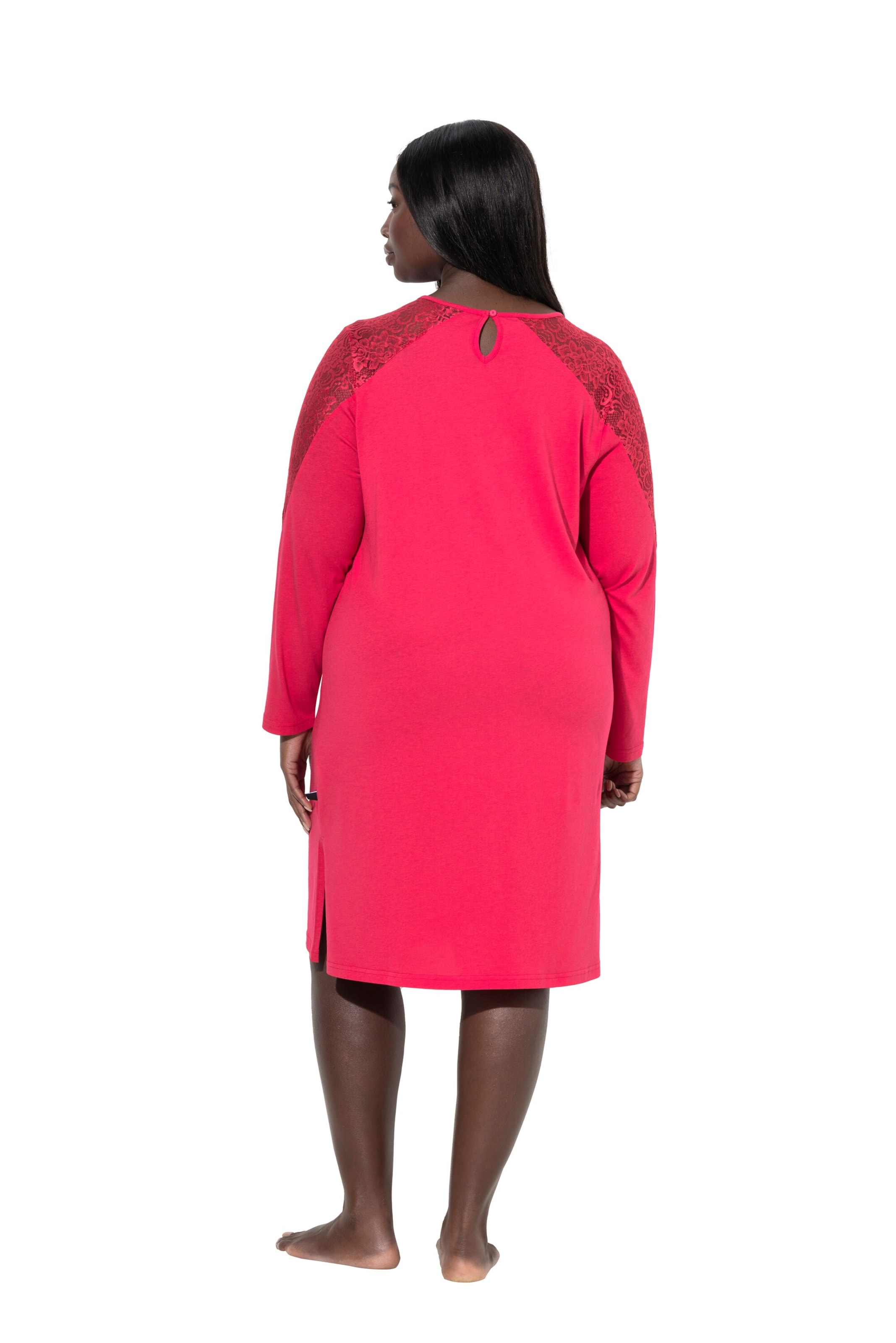 Ulla Popken Nachthemd in Roze