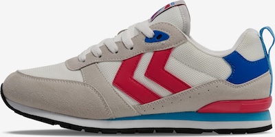 Hummel Baskets basses en 36 en bleu / gris / rouge sang / blanc, Vue avec produit