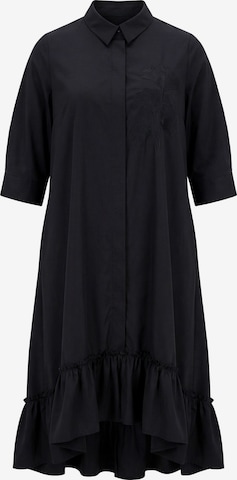 Ulla Popken Shirt dress in Black: front