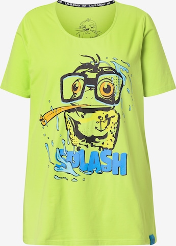 LAURASØN Shirt in Groen: voorkant
