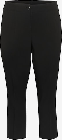 Regular Pantalon 'Elia' KAFFE CURVE en noir : devant