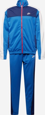 Nike Sportswear Sweatsuit in Blue: front