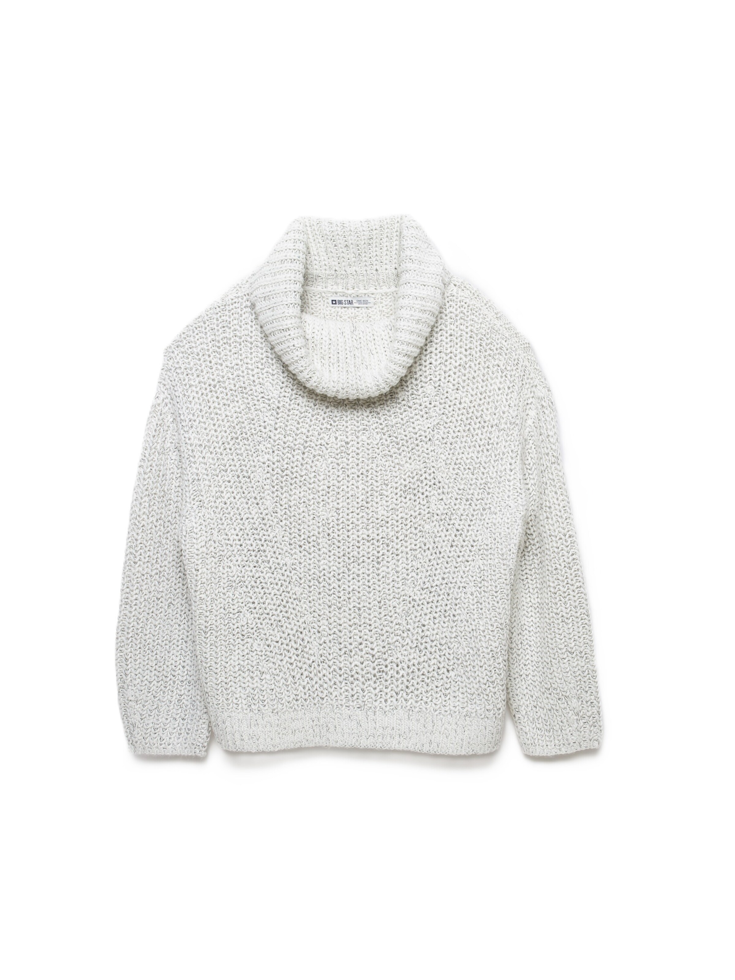 Pullover 'MAGDALENA' di BIG STAR in bianco: frontale