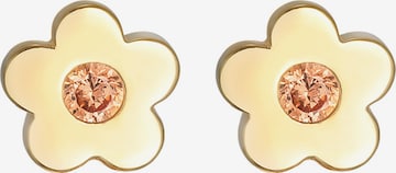 ELLI Ohrringe 'Blume' in Gold: predná strana