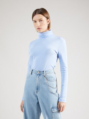 QS Shirt in Blau: Vorderseite