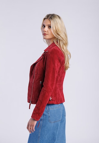 Veste mi-saison 'Biker' FREAKY NATION en rouge