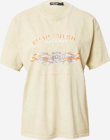 Nasty Gal - Camiseta en beige: frente