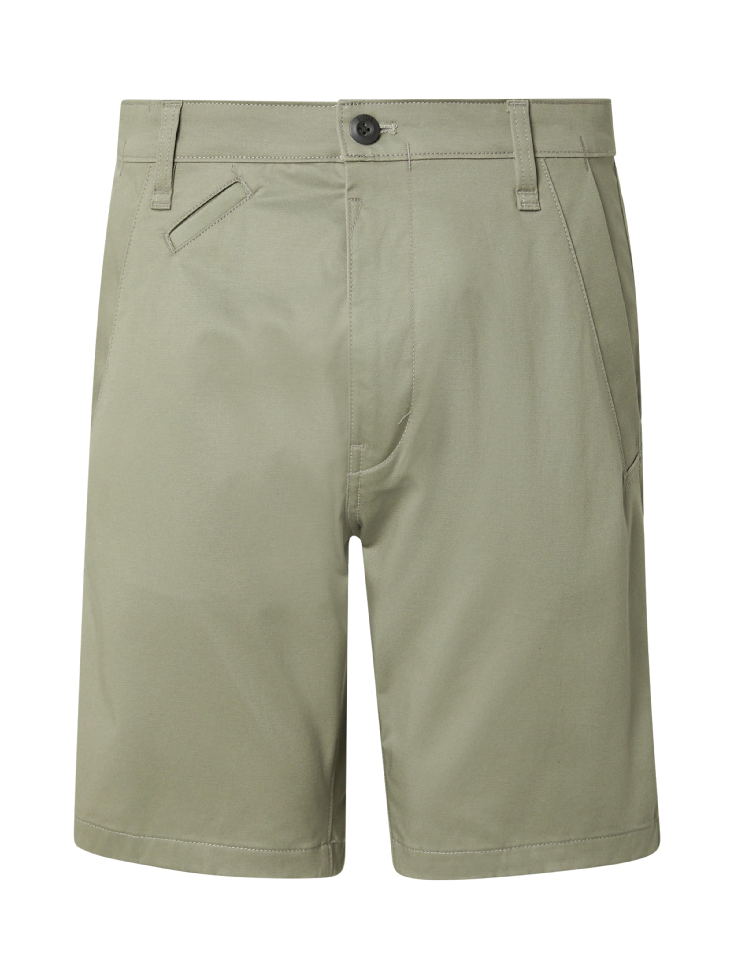 G-STAR Слим фит Панталон Chino 'Bronson 3.0' в зелено: отпред