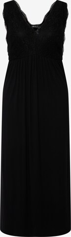 Ulla Popken Nightgown in Black: front