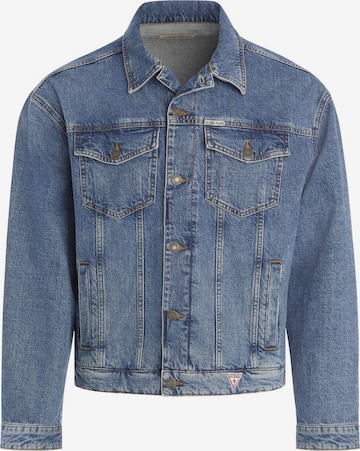mėlyna GUESS JEANS Demisezoninė striukė: priekis