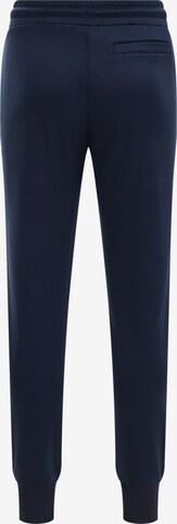 WE Fashion Tapered Broek in Blauw