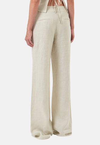 OW Collection Wide leg Broek 'Luma' in Beige