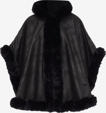 FRAULLY Cape in Schwarz