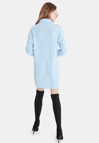 Jimmy Sanders Knitted dress 'Fiora' in Blue