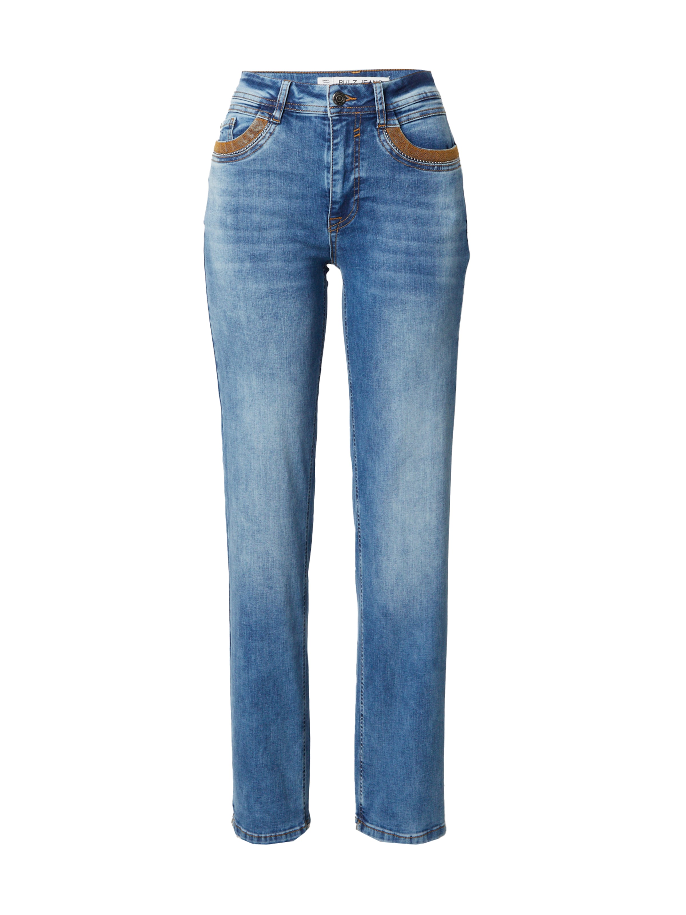 PULZ Jeans Regular Jeans 'ZELLE' in Blue: front