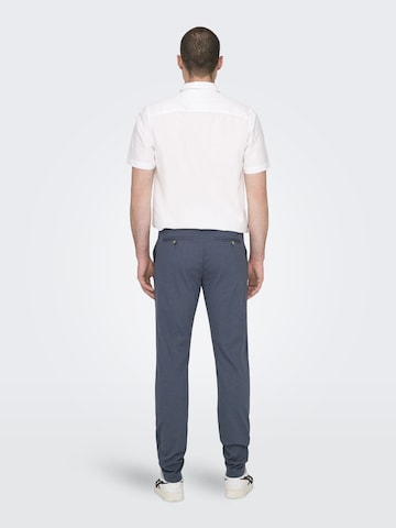 Only & Sons Slimfit Hose 'Mark Pete' in Blau