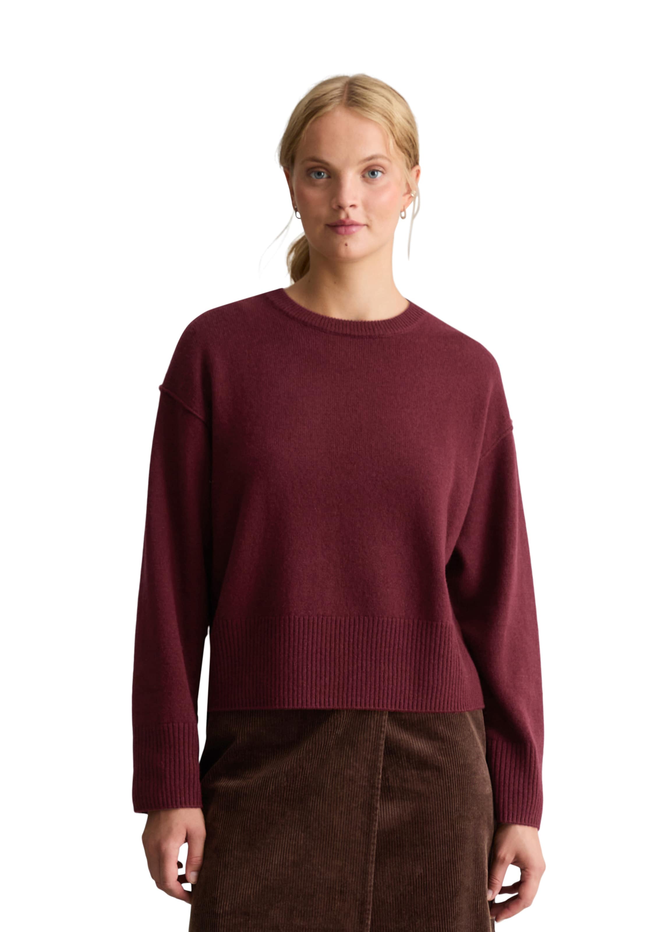 Pull-over Marc O'Polo DENIM en rouge : devant