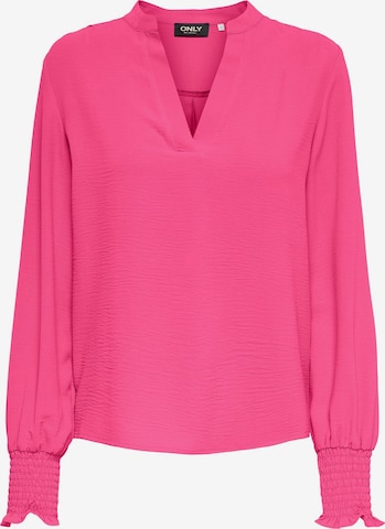 ONLY Blouse 'METTE' in Roze: voorkant